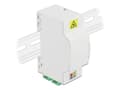 Miniatyrbild 5 av 5: Delock Optical Fiber Connection Box for DIN Rail 4 x SC Simplex - Kabelkopplingsbox - kan monteras på DIN-skena - vit