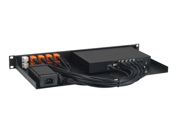 Rackmount.IT RM-SW-T9 - Monteringssett for nettverksenhet - rackmonterbar - RAL 9005 - 1U - 19" - for SonicWall TZ570, TZ670
