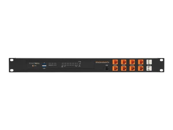 Rackmount.IT RM-SW-T9 - Monteringssett for nettverksenhet - rackmonterbar - RAL 9005 - 1U - 19" - for SonicWall TZ570, TZ670