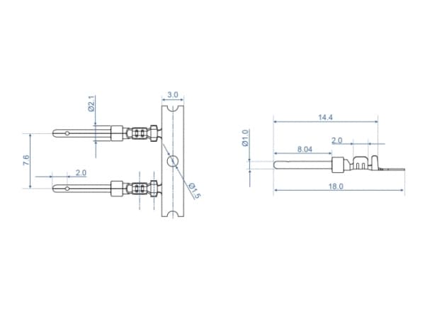 Delock - Krimpstift (paket om 40)