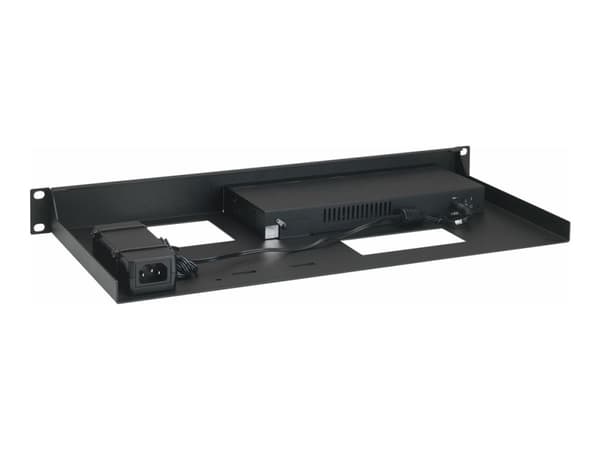 Rackmount.IT RM-SW-T8 - Monteringssett for nettverksenhet - rackmonterbar - RAL 9005 - 1U - 19" - for SonicWall Switch SWS12-8, SWS12-8POE