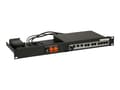 Miniatyrbild 1 av 5: Rackmount.IT RM-VT-T1 - Monteringssats för nätverksenhet - rackmontering - gagatsvart, RAL 9005 - 1U - 19"