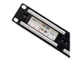Miniatyrbilde 3 av 5: Qoltec - Koblingspanel - CAT 6 - UTP - RJ-45 X 24 - svart