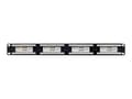 Miniatyrbilde 5 av 5: Qoltec - Koblingspanel - CAT 6 - UTP - RJ-45 X 24 - svart