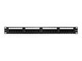 Miniatyrbilde 2 av 5: Qoltec - Koblingspanel - CAT 6 - UTP - RJ-45 X 24 - svart