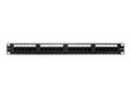 Miniatyrbilde 3 av 5: Qoltec - Koblingspanel - CAT 5e - UTP - RJ-45 X 24 - svart