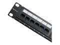 Miniatyrbilde 4 av 5: Qoltec - Koblingspanel - CAT 5e - UTP - RJ-45 X 24 - svart