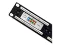 Miniatyrbilde 5 av 5: Qoltec - Koblingspanel - CAT 5e - UTP - RJ-45 X 24 - svart