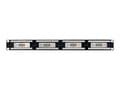 Miniatyrbilde 2 av 5: Qoltec - Koblingspanel - CAT 5e - UTP - RJ-45 X 24 - svart