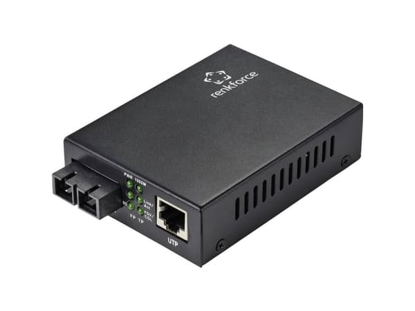 Renkforce RF-4581874 CAT 6, SC Duplex nettverksmediekonverter 1000 MBit/s (RF-4581874)