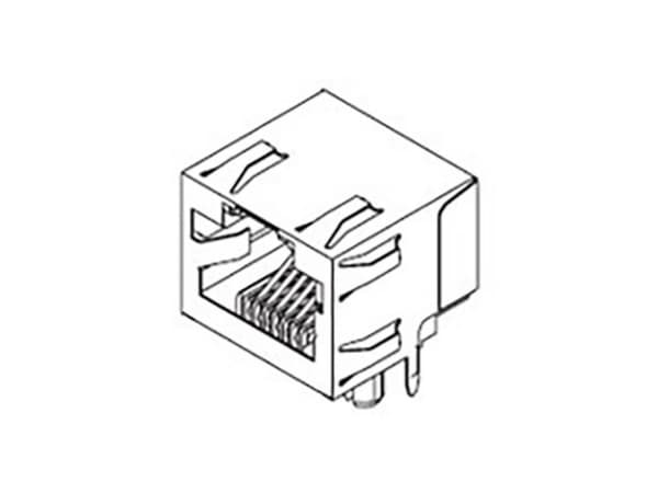 Molex Molex MOL DataCom & Specialty RJ-stikforbindelse 438600025 Bøsning Sort 1 stk