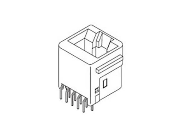 Molex Molex MOL DataCom & Specialty RJ-stikforbindelse 955522887 Bøsning Sort 1 stk