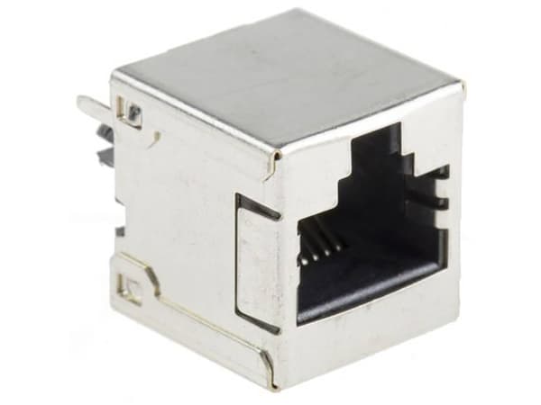 Molex 855085001 Modular Jack, Cat5e, Vertical,Top Entry, Through Hole, 8/8, Shielded, Tray