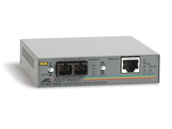 Allied Telesis AT MC102XL - Transceiver - 100Mb LAN - 100Base-FX, 100Base-TX