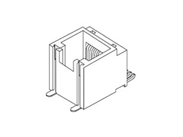 Molex RJ-stikforbindelse 855105020 Bøsning Sort 1 stk