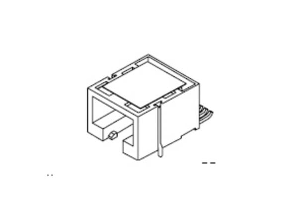 Molex RJ-stikforbindelse 855025008 Bøsning Sort 1 stk