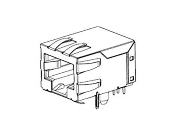 Molex Molex MOL DataCom & Specialty RJ-stikforbindelse 432024101 Bøsning Sort 1 stk