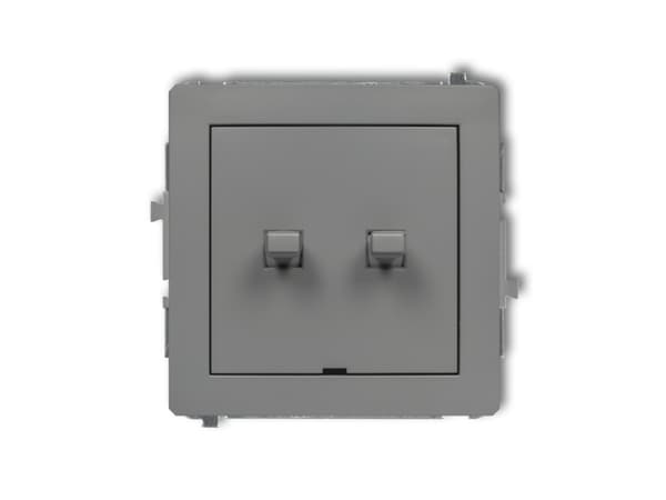 Karlik 27DWPUS-2, Nivåbrytare, Grå, IP20, 250 V, 10 A