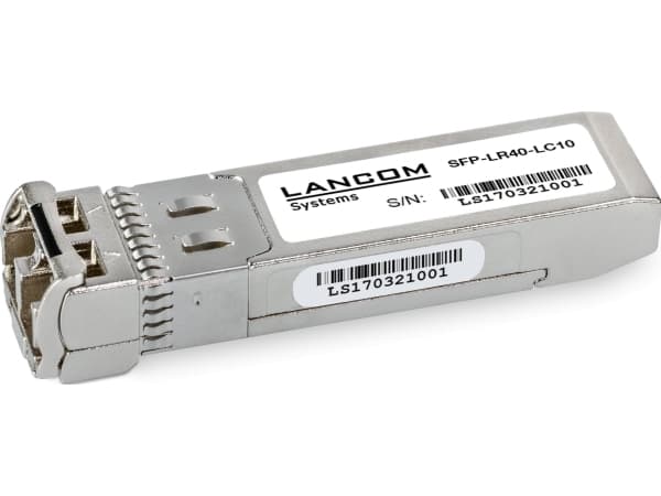 LANCOM SFP-LR40-LC10 - SFP+ sändar/mottagarmodul - 10GbE - 10GBase-ER - SFP+ / LC enkelläge - upp till 40 km - 1550 nm