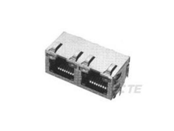 TE Connectivity TE AMP MODULAR JACKS - INVERTED AND LEDS RJ-stikforbindelse 2-6116353-4 1 stk