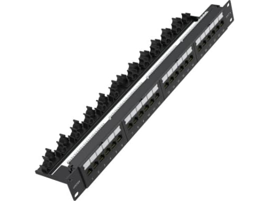 Unitek Unitek patch panel 24 ports RJ-45 Cat 6 UTP black