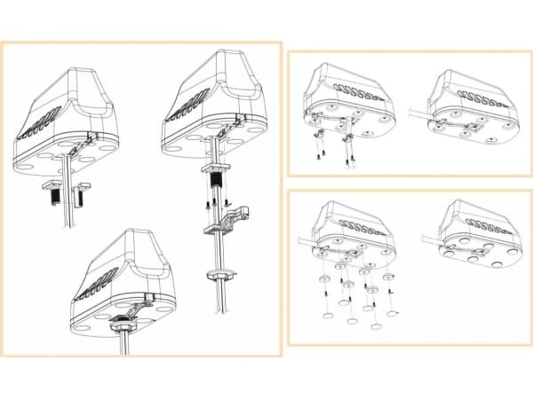 Poynting - Antenner - 5G/LTE - Fordon/fartyg - A-MIMO-0003-V2-14 - vit - SMA (M) - 6.2 dBi - SMA-Male - 2 meter kabel - IP67