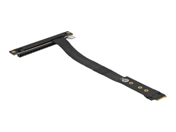 Delock M.2 Key M til PCIe x16 NVMe vinklet - Grensesnittadapter - PCIe 3.0 x16 (NVMe) - M.2-kort (64134)