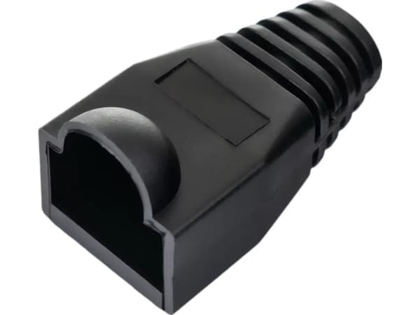 Spacetronik Rubber cover for RJ-45 plug CC-RJ45_1BLK 50 pcs Spacetronik