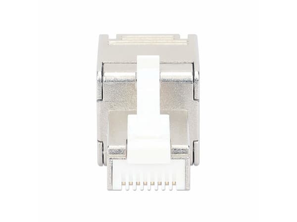 Intellinet 790796, RJ45, Rostfritt stål, Hankoppling, Rak, Cat6a, U/FTP (STP)