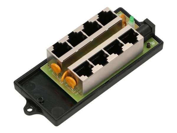 Extralink - Strömtillförsel - DC 12 - 48 V - utgångskontakter: 4