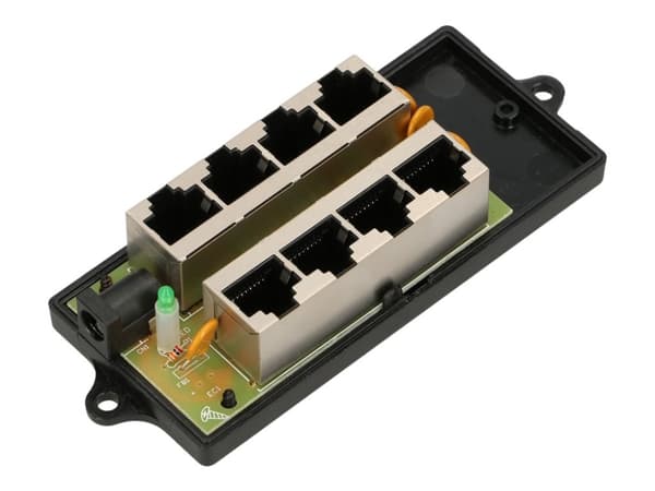 Extralink - Strömtillförsel - DC 12 - 48 V - utgångskontakter: 4