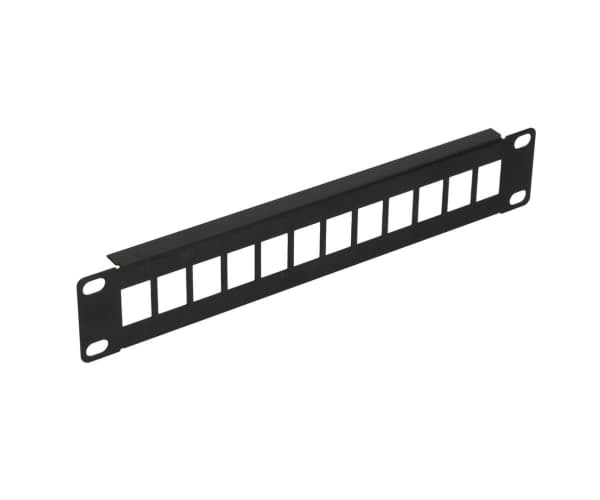 Extralink - Liitäntäpaneeli - jalustalle asennettava - UTP - RJ-45 X 12 - 10"