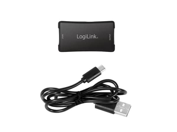 LogiLink HD0014, Nätverksrepeater, 18000 Mbit/s, Svart