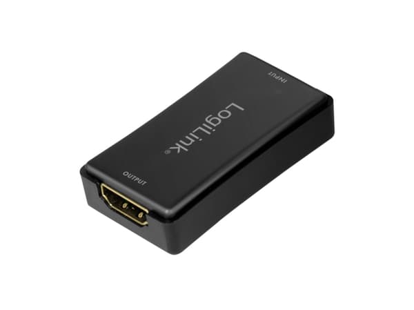 LogiLink HD0014, Nätverksrepeater, 18000 Mbit/s, Svart