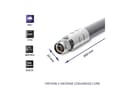 Miniatyrbilde 5 av 5: Qoltec - Antenne - 5.8 dBi - utendørs - grå