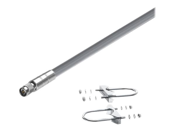 Qoltec - Antenni - 8 dBi - ulkokäyttöön - harmaa - harmaa