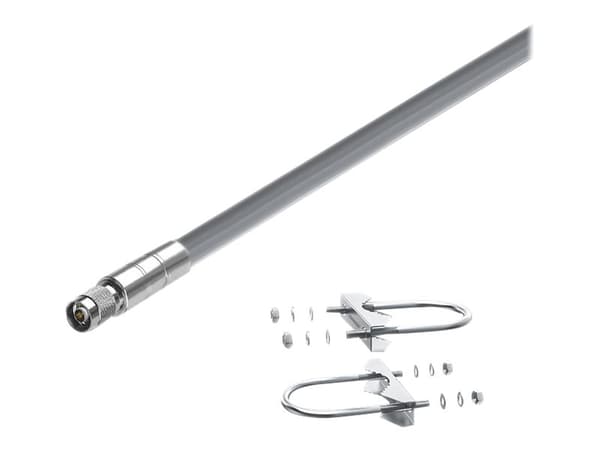 Qoltec - Antenn - 10 dBi - utomhus - grå