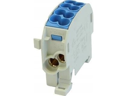 Simet 1-punkts kopplingsblock 100A 4x2,5-25mm2 blå SCB 25-Cu 81503003