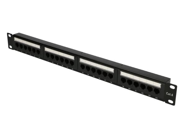 Extralink - Koblingspanel - rackmonterbar - CAT 6 - UTP - RJ-45 X 24 - 1U - 19"