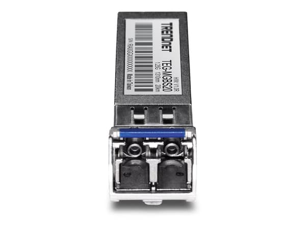 TRENDnet TEG-MGBS20 - SFP (mini-GBIC) transceivermodul - 1GbE - 1000Base-LX - LC-enkeltmodus - opp til 20 km - 1310 nm - TAA-samsvar