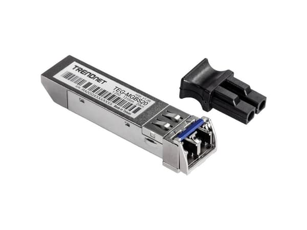 TRENDnet TEG-MGBS20 - SFP (mini-GBIC) transceivermodul - 1GbE - 1000Base-LX - LC-enkeltmodus - opp til 20 km - 1310 nm - TAA-samsvar