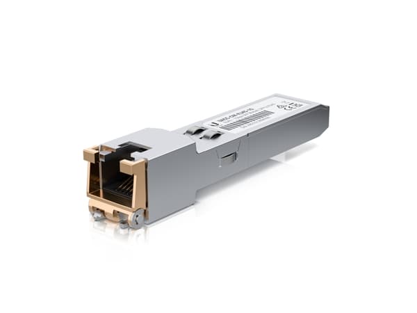 Ubiquiti UACC-CM-RJ45-1G - SFP-sändar/mottagarmodul (mini-GBIC) - 1GbE - 1000Base-T, 10Base-T, 100Base-TX - RJ-45 - upp till 100 m