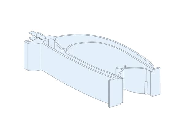 Schneider Electric Kaapelikiinnike nousujärjestelmä G 04264 LVS04264 /12kpl/