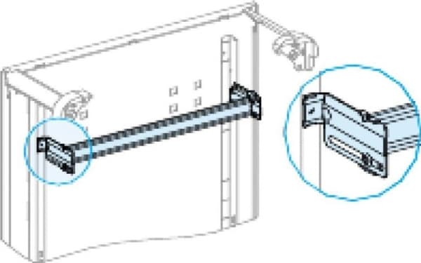 Schneider Electric Prisma Plus G Asennuskisko TH35 35x15x450mm säädettävä LVS03002