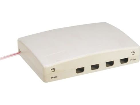 ALANTEC FOPA-4A-01 - Fiberoptikdistribueringsbox - väggmontering - 4 portar