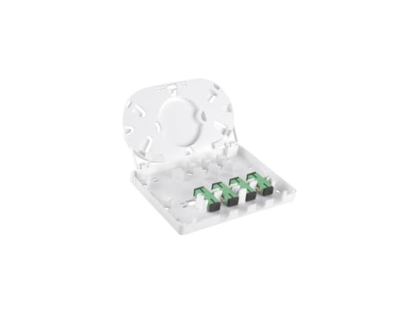 ALANTEC FOPA-4A-01 - Fiberoptikdistribueringsbox - väggmontering - 4 portar
