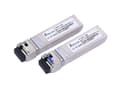Miniatyrbild 2 av 5: Extralink - SFP+ sändar/mottagarmodul - 10GbE, SONET/SDH - WDM - LC enkelläge - upp till 20 km - 1270 nm / 1330 nm (paket om 2)