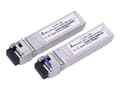 Miniatyrbild 1 av 5: Extralink - SFP+ sändar/mottagarmodul - 10GbE, SONET/SDH - WDM - LC enkelläge - upp till 20 km - 1270 nm / 1330 nm (paket om 2)