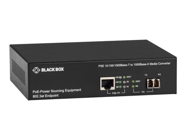 Black Box POE Media Converter MMLC