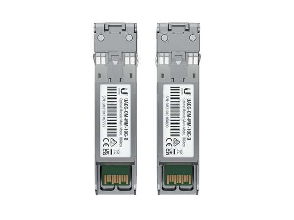 Ubiquiti - SFP-sändar/mottagarmodul (mini-GBIC) - 10GbE - LC multiläge - upp till 300 m (paket om 2)